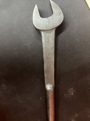 Vtg WILLIAMS 207 1-1/16″ 5/8″ USS Bolt Rat Tail Spud Wrench Iron Workers Tool