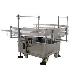 Bottles Accumulation Table39.3″ Dia. Bottle Turn Rotary Sorter w/Wheel 30.7″ H