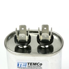 TEMCo 10 uf/MFD 370-440 VAC volts Oval Run Capacitor 50/60 Hz -Lot-2