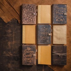 Blank Journal Notebook Paper – A5 Journal Refill – for Refillable Leather Jou…