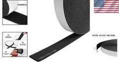 Flexible Self-Adhesive Weather Seal Strip 1/2in x 1/4in – Perfect for Home Use