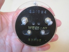 Vintage Western Electric KS-14507-L18 DC Amps Panel Meter Triplett 321-L B8625