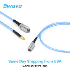2.4mm Female to GPPO Female .086″ Semi-flexible Coax Cable, FEP Jacket, DC-50GHz