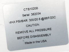 New Blacoh CTS1020B Pulsation Dampener 1/2″ FNPT 300psi – No Box
