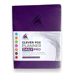 Clever Fox Planner Daily Pro Life Planner, Undated Daily Planner, Lasts 3 Months
