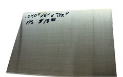 752 18% Nickel Silver .040” x 5” X 7” stock Milling GERMAN SILVER Knife Parts