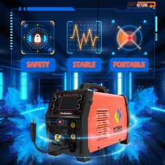 HITBOX 5In1 Gas/Gasless SYN MIG Welder Stick Lift TIG Welder Spool Gun 110V/220V