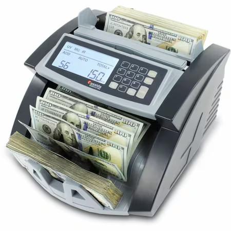 Cassida 5520Uvmg Bill Counter, Gray, 6-3/16 In H, 15 In W