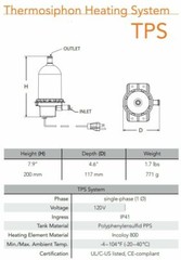 TPS152GT10-000 Original HOTSTART | Engine Coolant Pre-Heater | 1500W 240V 6.3Amp
