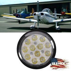 LED Landing Light PAR36 4-1/2″ Aviation Grade Aircraft White Spot Work light