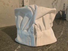White Chef Hat Adjustable Elastic for Adults/Kids Baker Cap for Kitchen Cooking