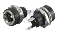 1 Pc 3A 12v For DC Power Supply Jack Socket Female Panel Mount Connector plug