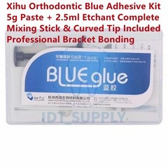 Xihu Orthodontic Blue Adhesive Kit 5g Paste 2.5ml Etchant Enamel Bonding Resin
