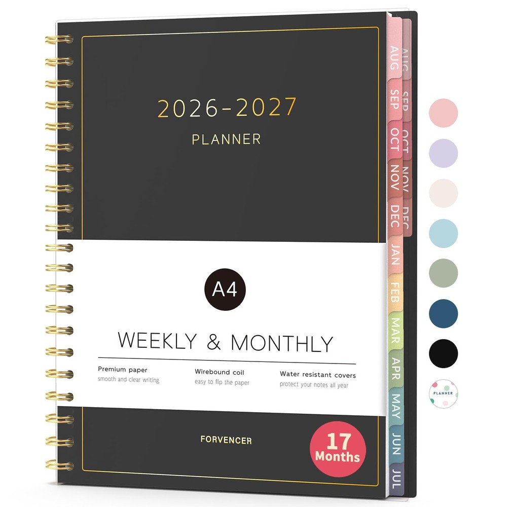 Aug 2026 Dec 2027 Planner, 17 Month Academic Planner 20262027, 8.5″ x 11″, C…