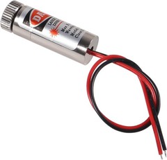 650nm 5mW Red Dot Laser Module 12mm Brass APC Driver 3-6V DC Adjustable Focus