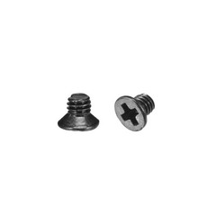 M2.5 x 3mm Phillips Flat Head Screws Carbon Steel Machine Screws Black 500pcs