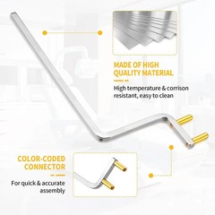 5 Set Dental Sensor Holder X-Ray Aiming Ring Positioning/Bitewing/Anterior/Endo