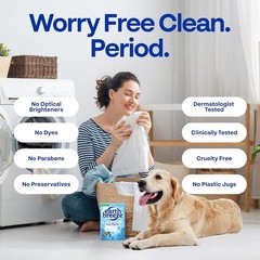 60 Loads Earth Breeze Laundry Detergent Sheets Fresh Scent Liquidless Soap 3in1