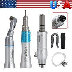 NSK Style Dental Slow Low Speed Handpiece Straight Contra Angle Air Motor 4Hole