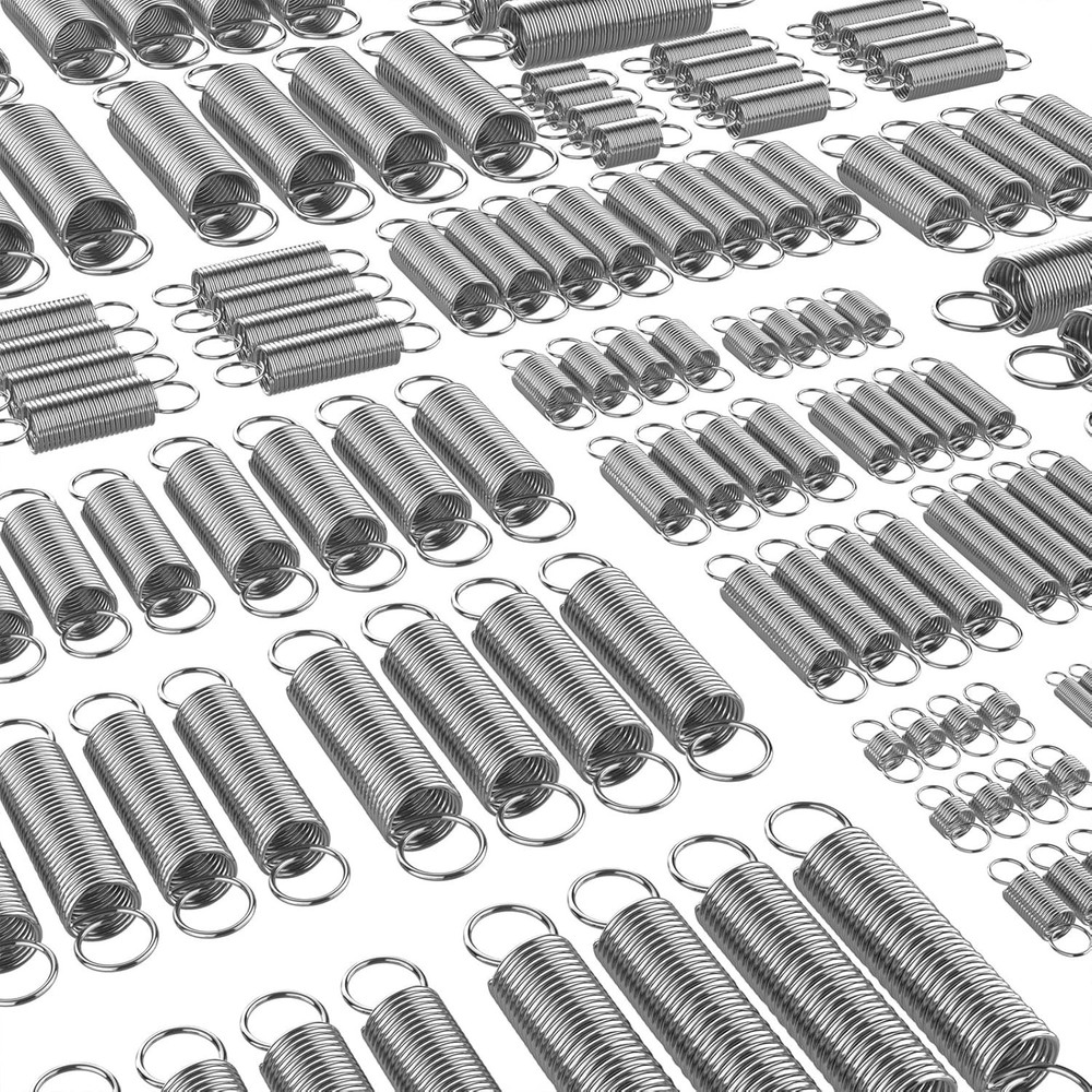 100 Pcs Extension Spring, Extension Spring Assortment Kit 25 Different Sizes