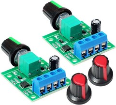 2pcs PWM Low Voltage Motor Speed Controller DC 1.8V 3V 5V 6V 12V 2A 1803BK 18…