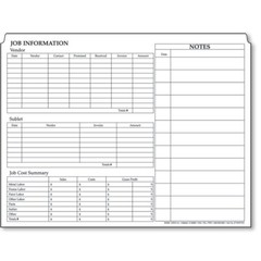 Job Folder Heavyweight 150 lb Color Coded (50)