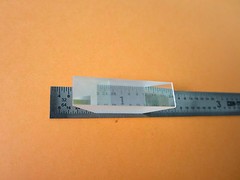 OPTICAL MIL SPEC PRISM RECTANGULAR LASER OPTICS AS PICTURED BIN#6V-12