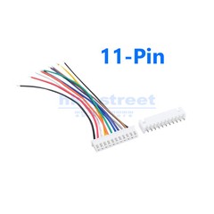 JST XH2.54mm 11 Pin 10/20/30cm Wire Cable Connector Male Female Plug Socket Lot