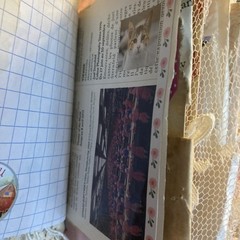 Junk Journal- Grungy, Textile Postcard
