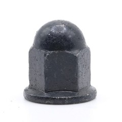 Retainer Nuts/Screws for Volvo M6-1.0 License Plates (Set of 4, Black, Rear)
