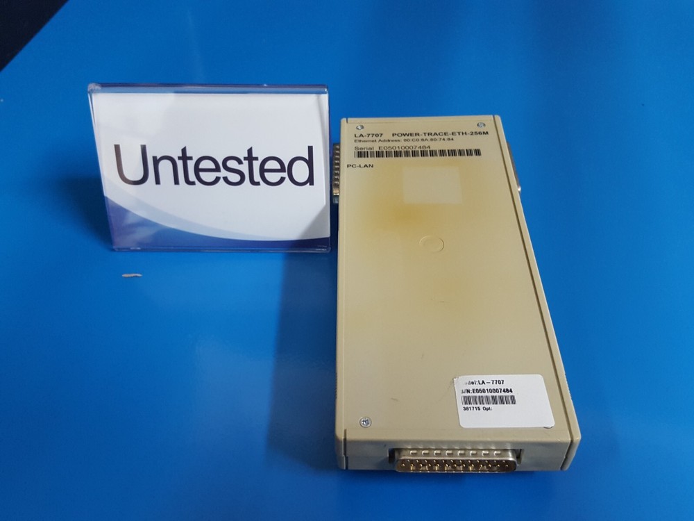 LAUTERBACH LA-7707: POWER-TRACE-ETH-256M, Untested (7484)