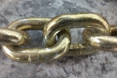 Peerless H3240-6220 1/2 In Trade Size 70 Grade 20 Ft L Straight Chain w/Hooks