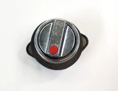 UNKNOWN BRAND 3 SELECTOR SWITCH KNOBS 2 POSITION & 1 PUSH BUTTON LOT OF 4