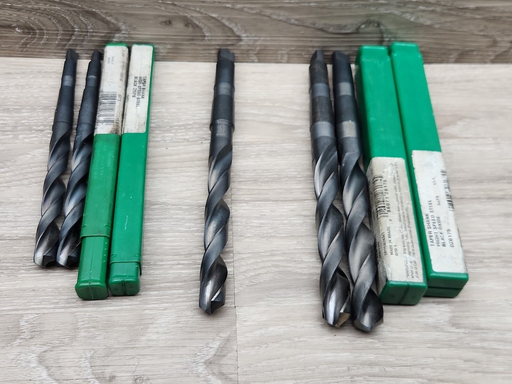 Lot of 5 Precision Twist HSS Drill 2×17.5 (1 ‐16.0) & 2×13.5 As Shown. Used?