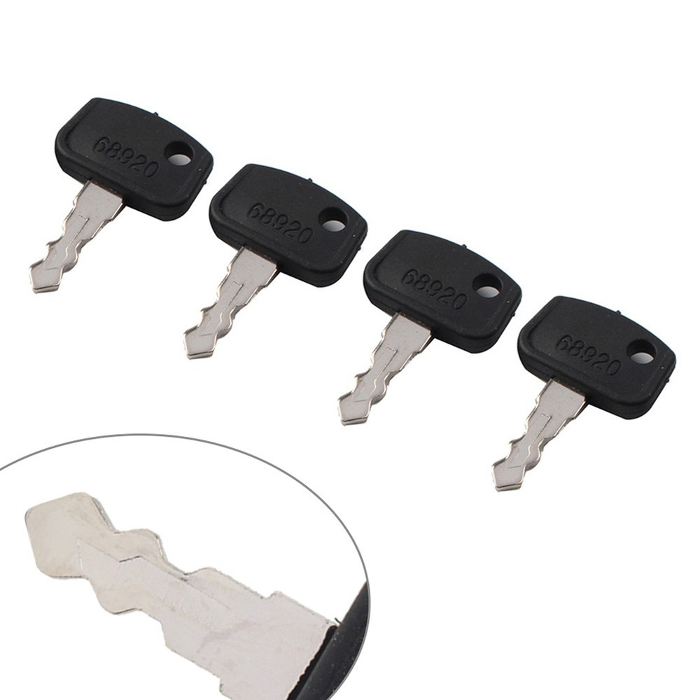 4PCS Ignition Key 68920 for Kubota Utility Vehicles RTV400 RTV500 RTV900 RTV1140