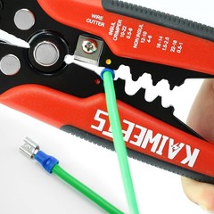 Durable Alloy Steel Wire Stripper & Crimper – Automatic 3-in-1 Utility Tool