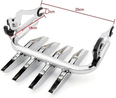 Detachable Sissy Bar Passenger Backrest Pad & Luggage Rack for Touring 09-25