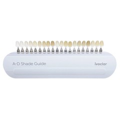 20Color A-D Shade Guide Ivoclar Vivadent Dental Shade Guide A-D 20 IPS Porcelain