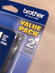 Brother Genuine P-touch TZe-231 2PK Laminated Label Maker Tape, Under 1/2″W NEW