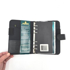 Day-Timer Avalon Personal Organizer Black 1990s New 6-Ring Portable Planner