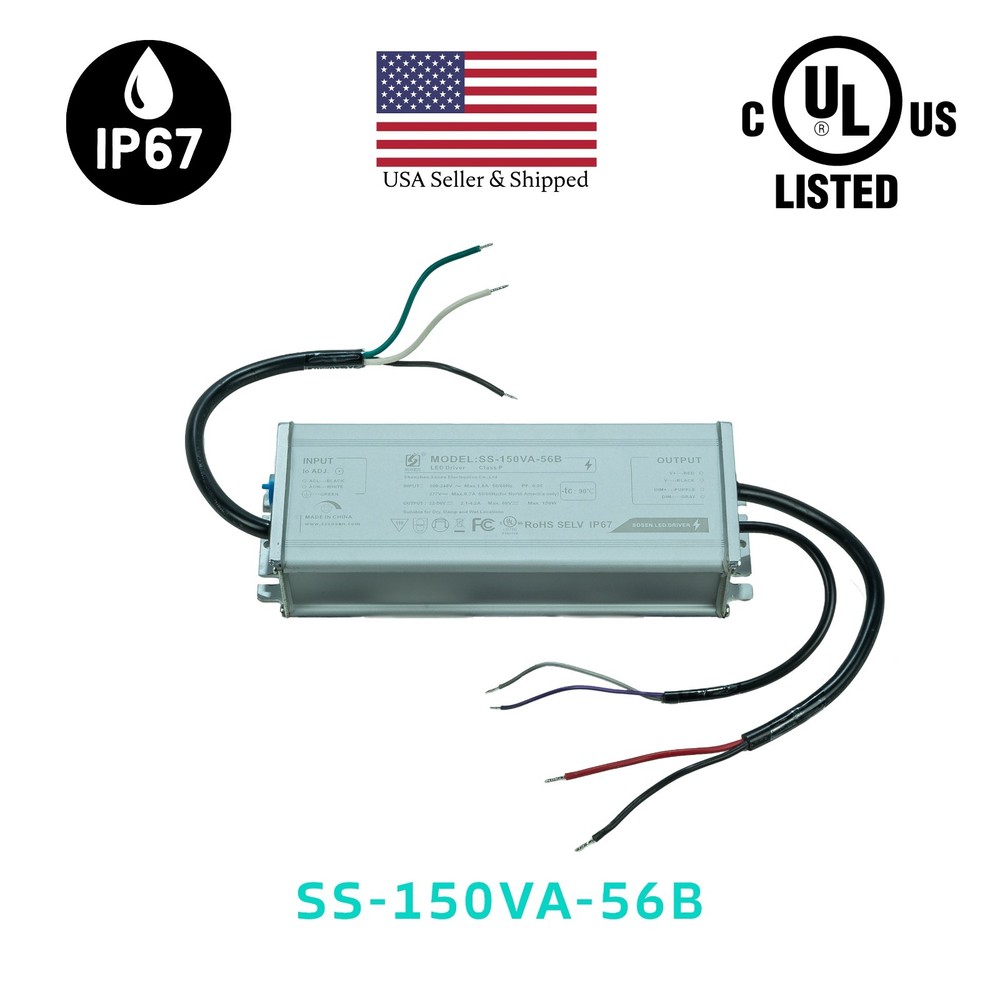 LED Driver SOSEN SS-150VA-56B Constant Current Driver – 150W – IP67