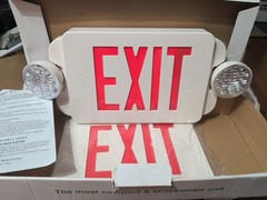 Compact and Slim Exit Sign with Lights – Business Industrial Residential Office