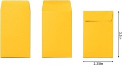 200 Pieces Colorful Small Coin Envelopes Self-Adhesive Seed Envelopes Mini Parts