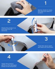 NH-830M Lunar Silver Metallic Touch Up Paint Compatible with Honda Exact