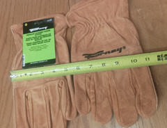 Forney Premium Cowhide Leather Fencer Work Gloves (Men’s XXL 2XL) Durable