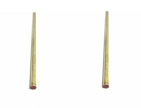 1/4″ .25″ C360 Brass Solid Round Bar Rod H02 14″ 2 Pieces