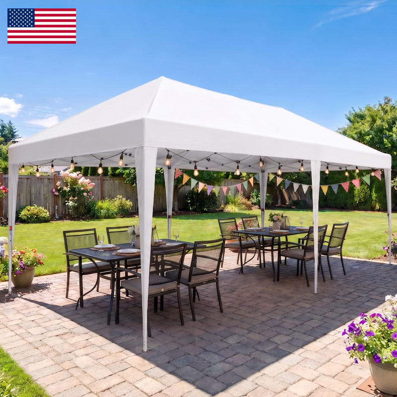 Havzeno 10X20 Ft Pop Up Canopy Without Sidewall Commercial Waterproof Canopy