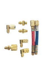 Universal A/C Automotive Air Conditioning Flushing Adapter Kit 8pcs.