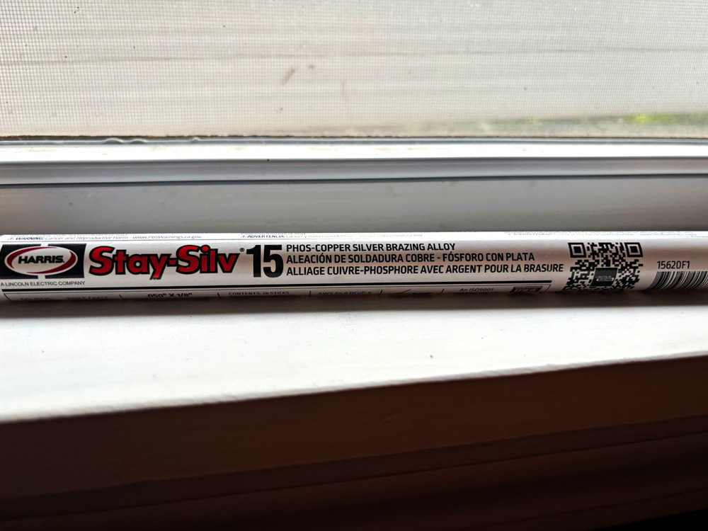 Harris Stay-Silv 15 Brazing Rod 20 in Phos-Copper Silver Alloy 15620F1.