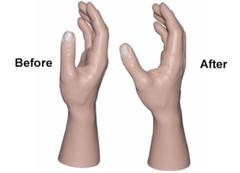 Pair Male Hands Life Size Lifelike Flesh Tone Brand NEW Mannequin Manikin Dummy